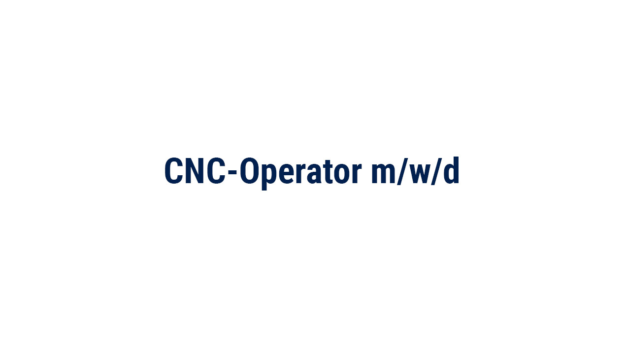 CNC Operator